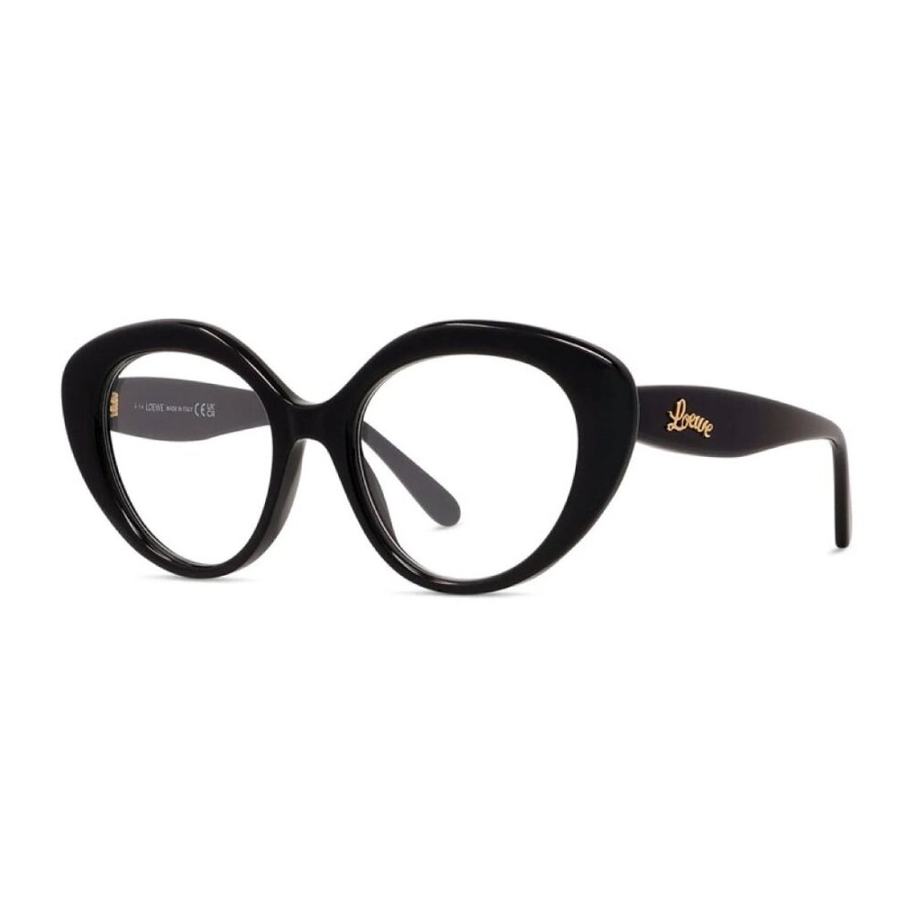 NWT LOEWE EYEGLASSES WOMEN BLACK EYEWEAR LOEWE LW50088I 001